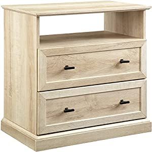 Walker Edison Traditional Classic Wood End Side Table Living Room Storage Small End Table, 2 Draw... | Amazon (US)
