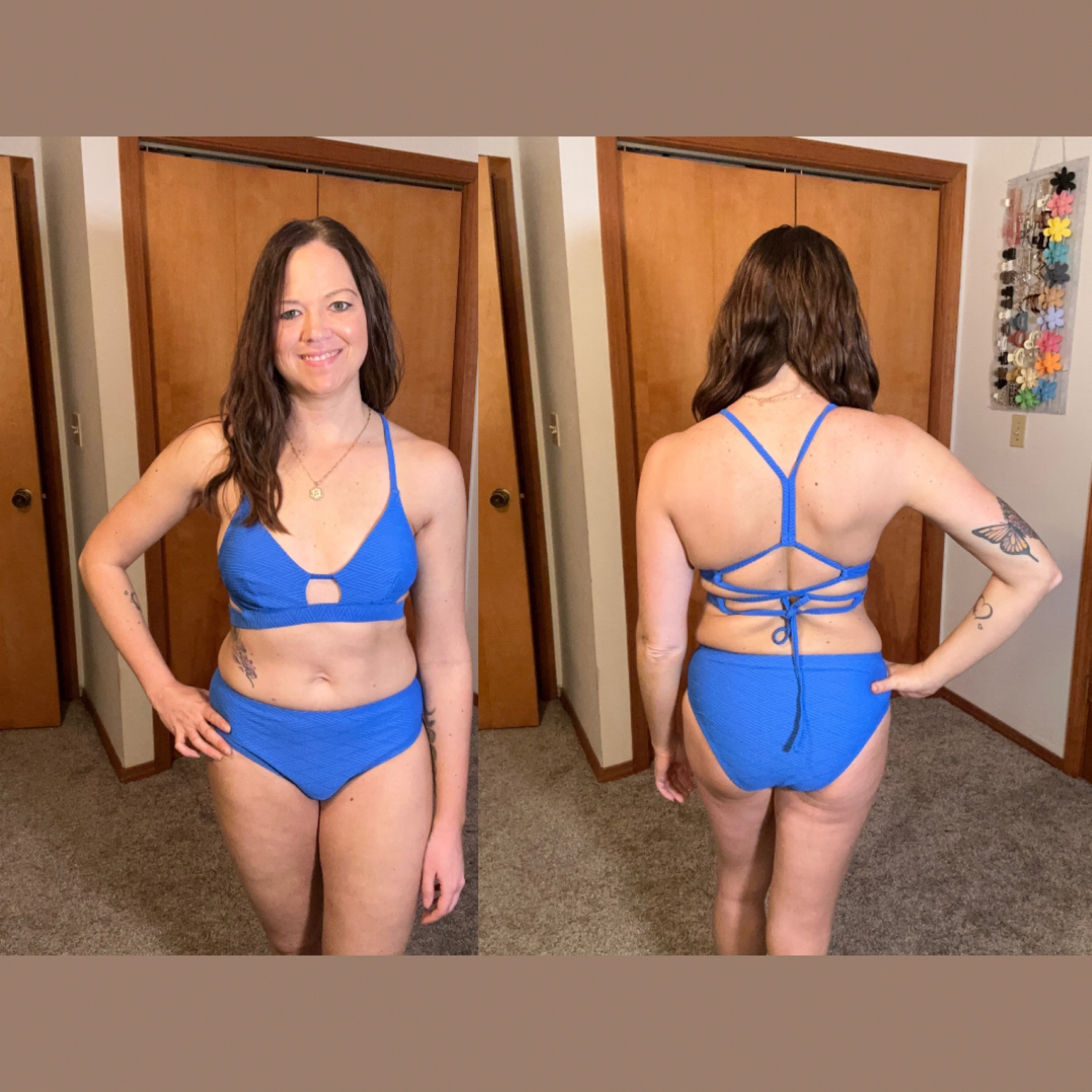 Top fits a little tight. Could have gotten away sizing up.