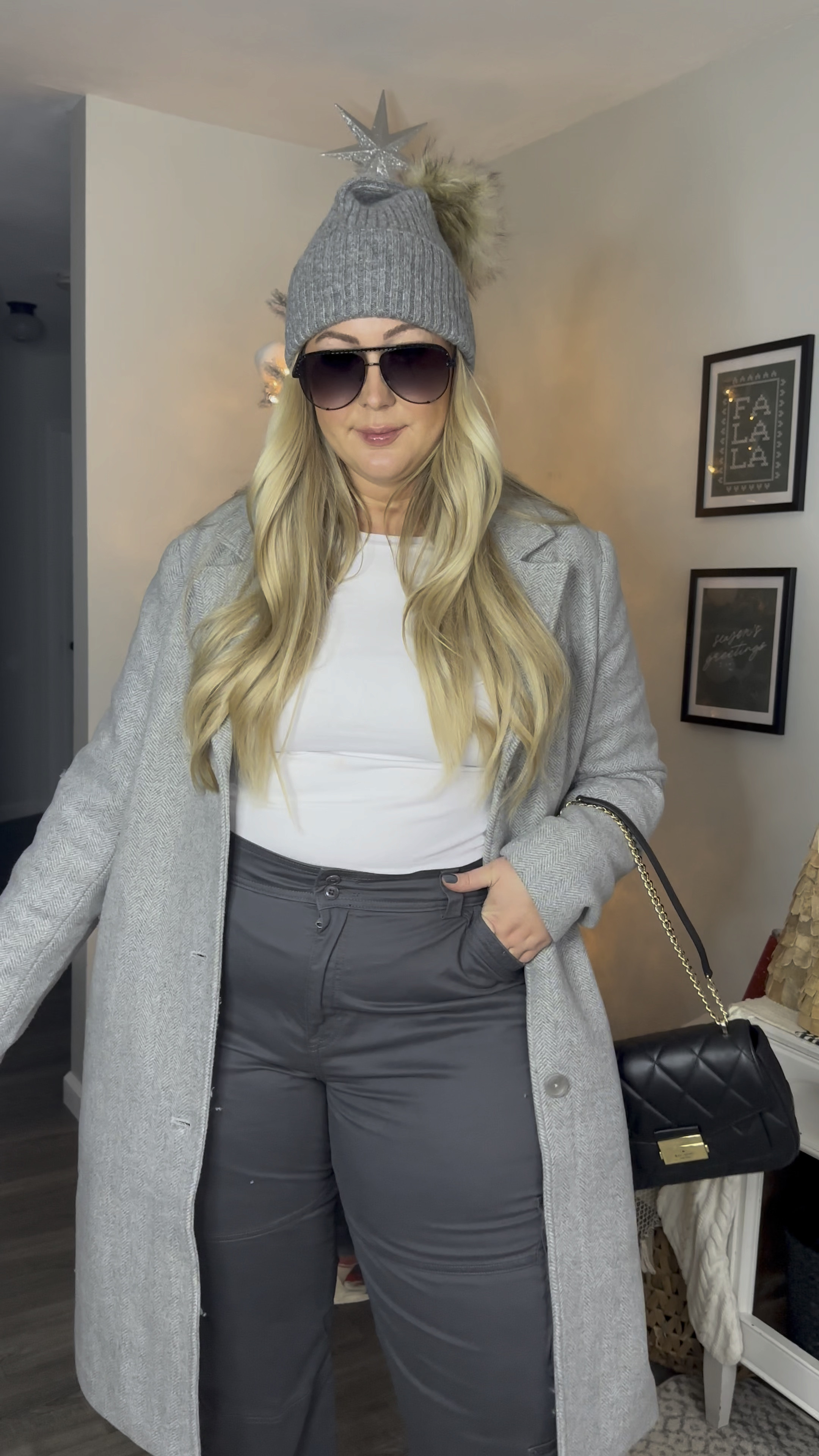 Casual winter outfit ❄️ 
Coat: xl tall
Cargo pants: xl tall
Top: large 

#LTKSeasonal #LTKstyletip #LTKplussize