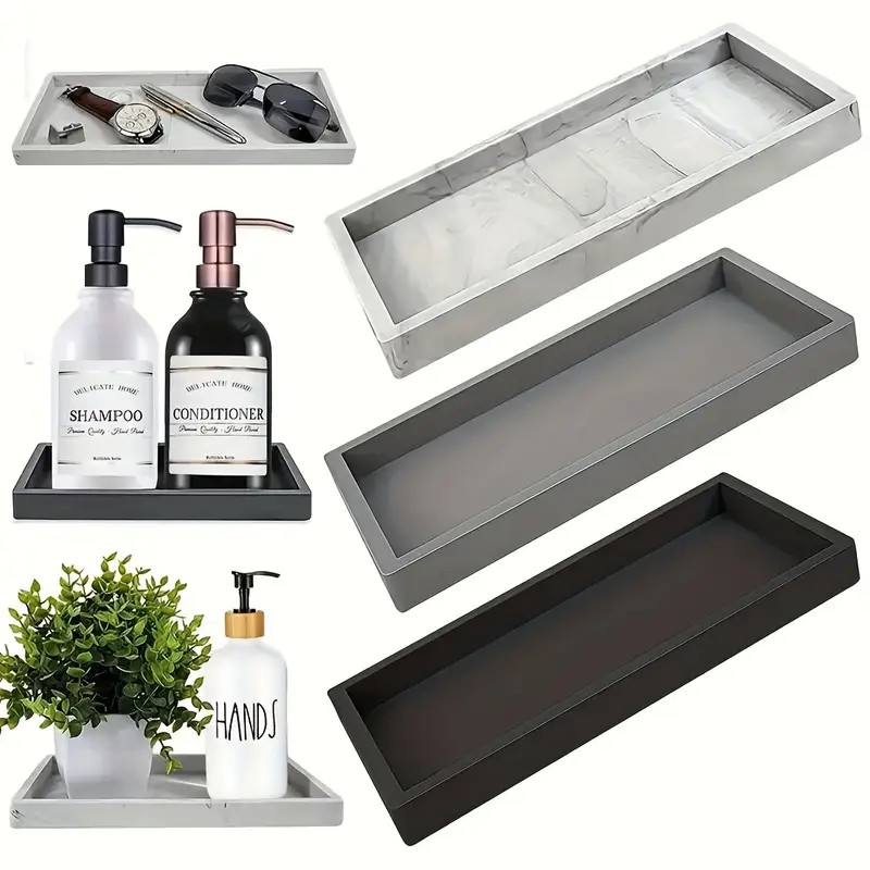 Vanity Storage Tray Countertop Soap Dispenser Tray Silicone - Temu | Temu Affiliate Program