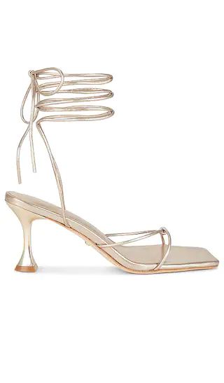 Nami Heel in Gold | Revolve Clothing (Global)