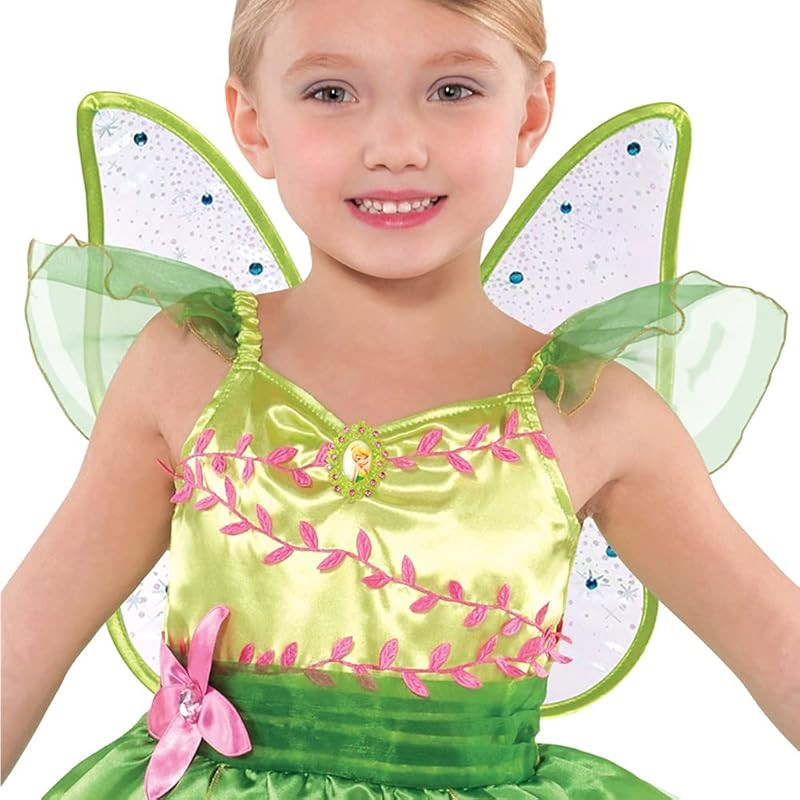 Costumes USA Classic Tinker Bell Halloween Costume for Girls, Peter Pan, Small (4-6), Includes Dr... | Amazon (US)