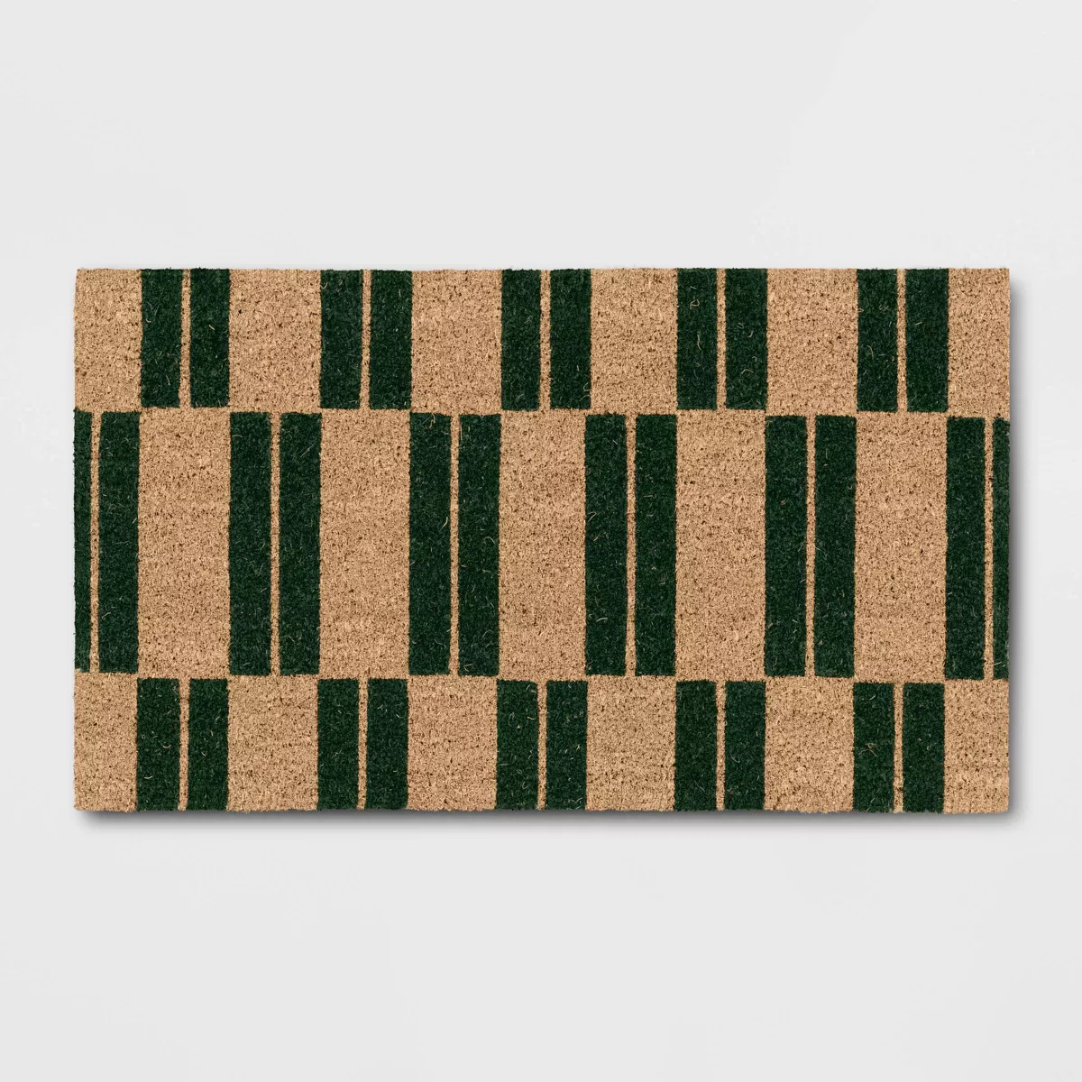 1'4"x2'4" Blocks Rectangular Outdoor Door Mat Green - Room Essentials™ | Target