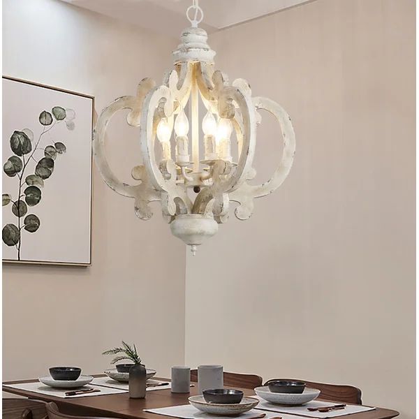 Macek 6 - Light Lantern Geometric Chandelier | Wayfair North America