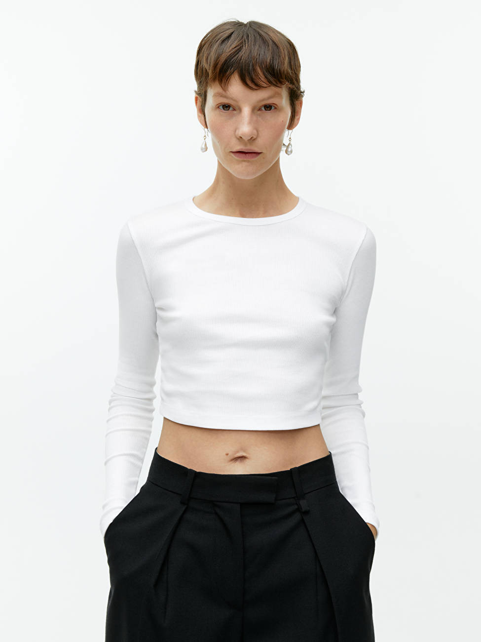 Slim-Fit Ribbed Top | ARKET (US&UK)