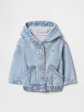 Baby UltraSoft Denim Bear Jacket | Gap (US)