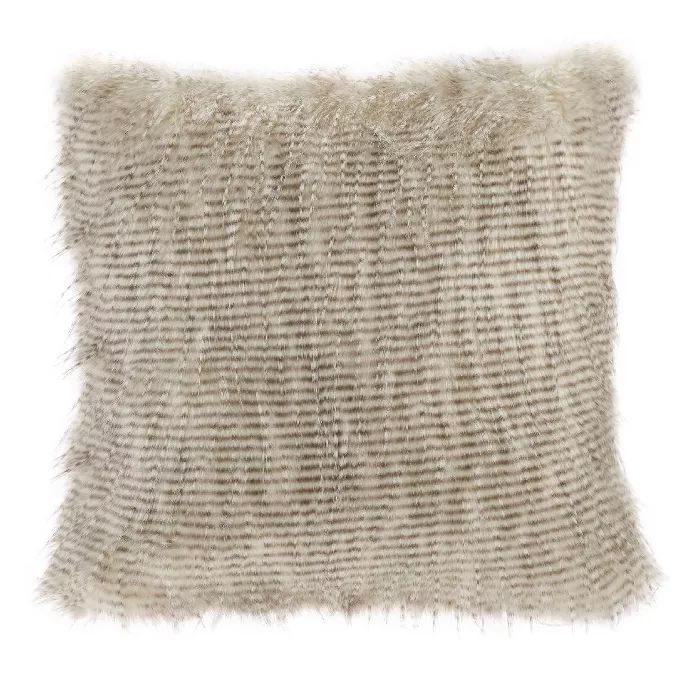 20"x20" Adelaide Faux Fur Square Throw Pillow | Target