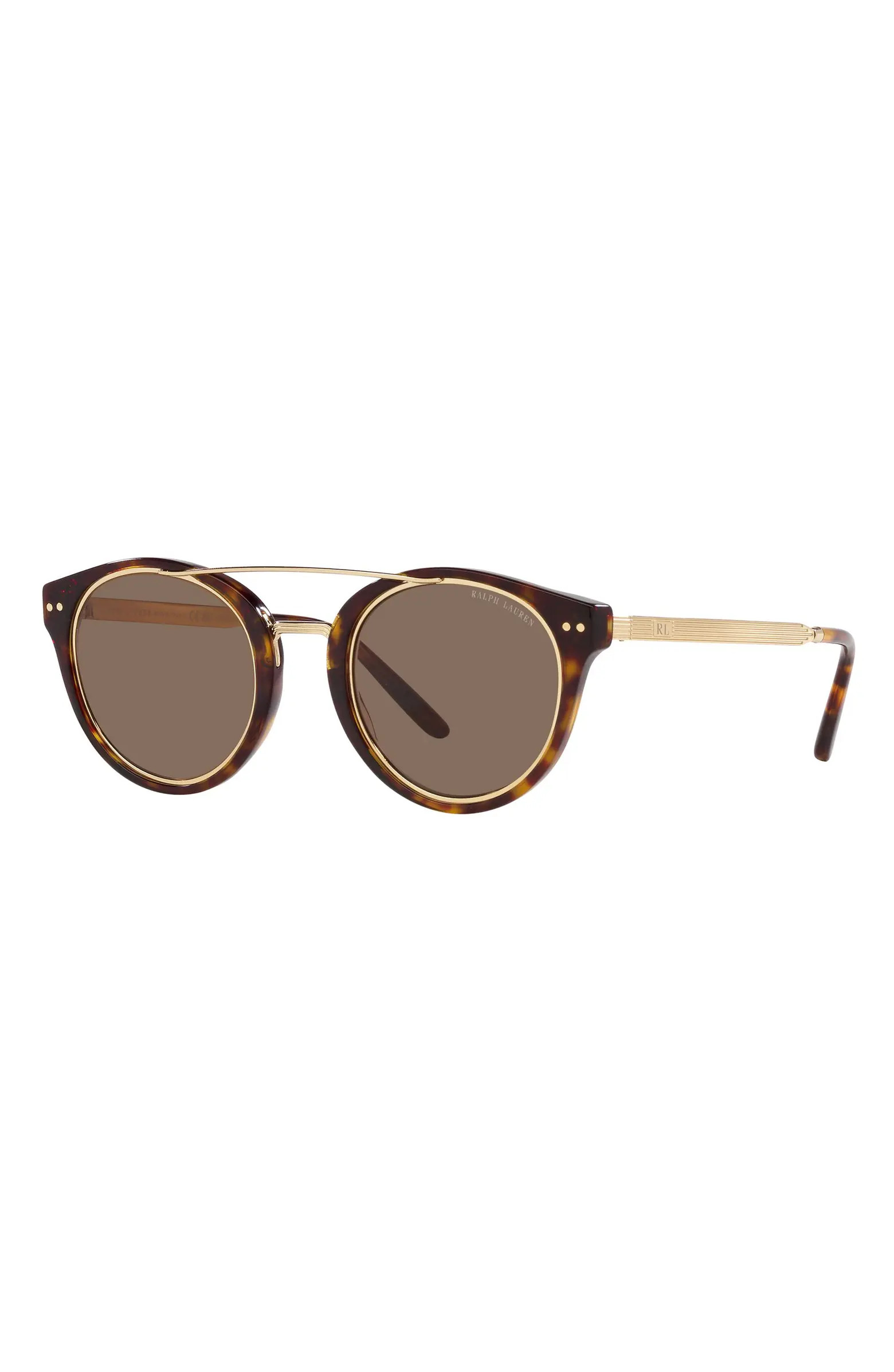 Ralph Lauren 49mm Round Sunglasses | Nordstrom | Nordstrom