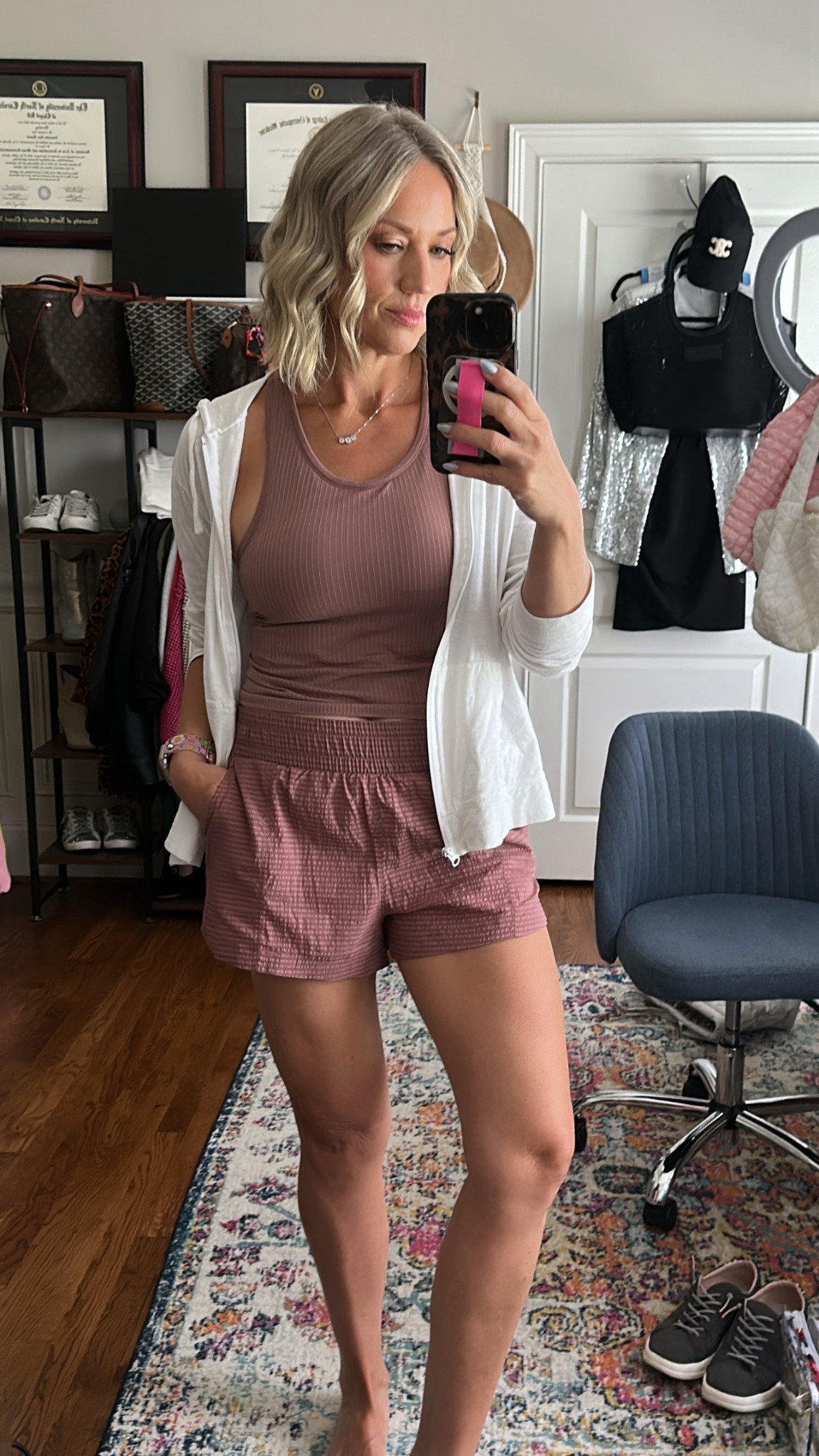 New fave Lulu dupe outfit! Size small in shorts, large in jacket  

#LTKActive #LTKFindsUnder50 #LTKOver40