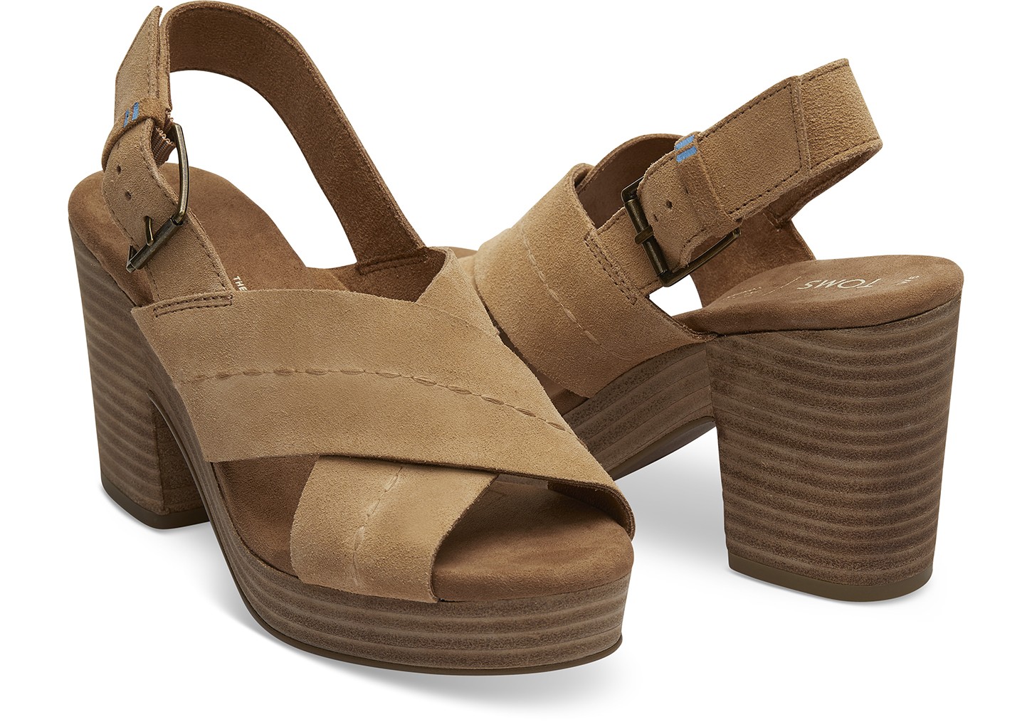 Honey Suede Women's Ibiza Sandals  | TOMS® | TOMS (US)