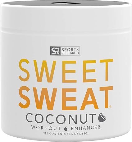 Sweet Sweat Coconut 'Workout Enhancer' Gel - 'XL' Jar (13.5oz) | Amazon (US)