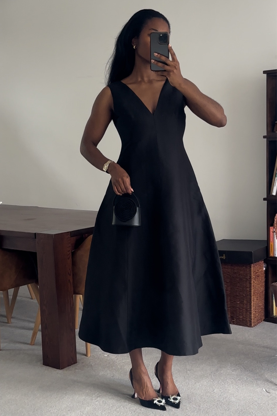 alexander wang black cut out dress Velvette Label Teen Black A-Line Maxi