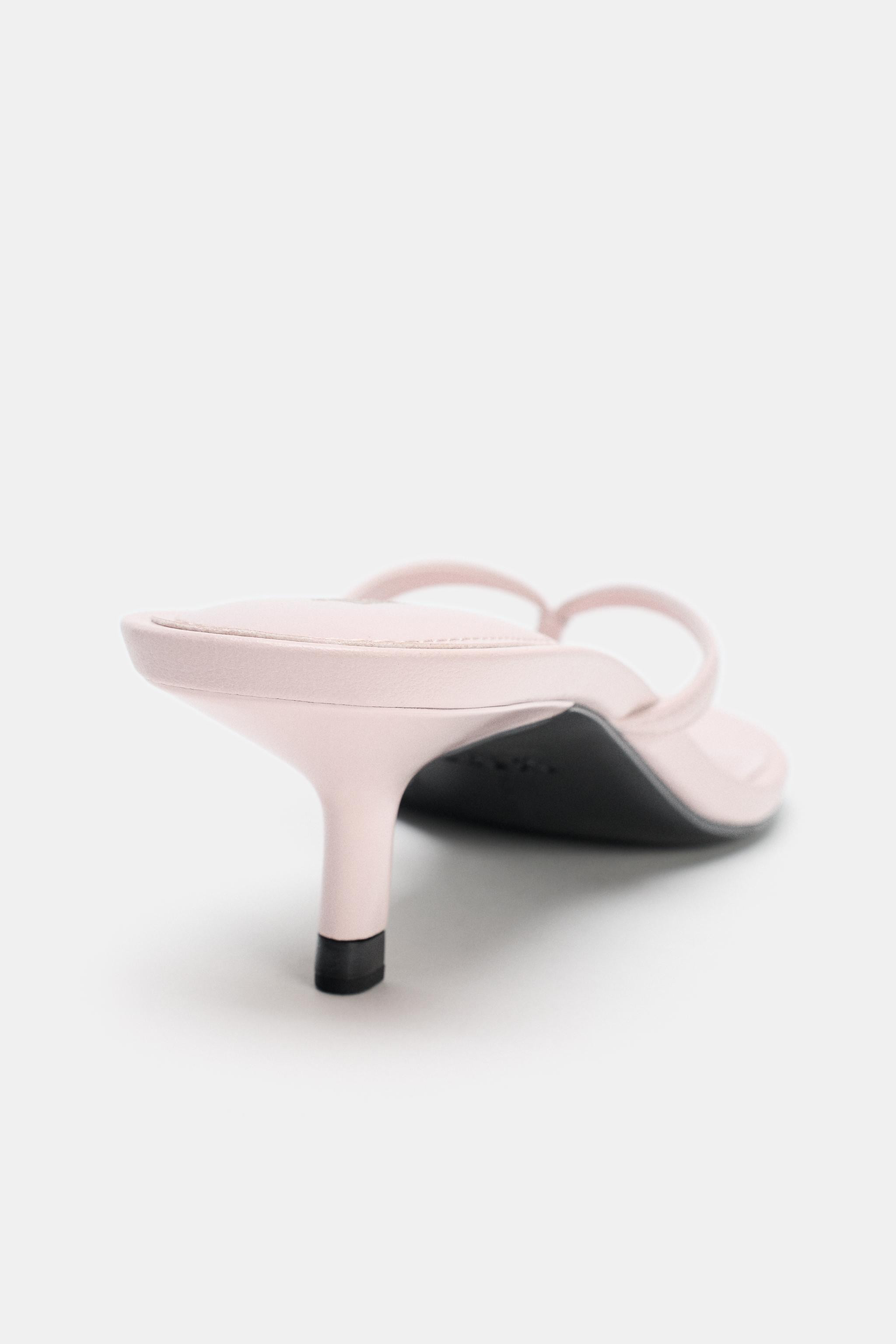 KITTEN HEEL SANDALS | Zara Canada
