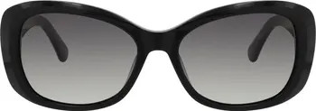 Kate Spade New York elowen 55mm polarized gradient rectangular sunglasses | Nordstrom | Nordstrom