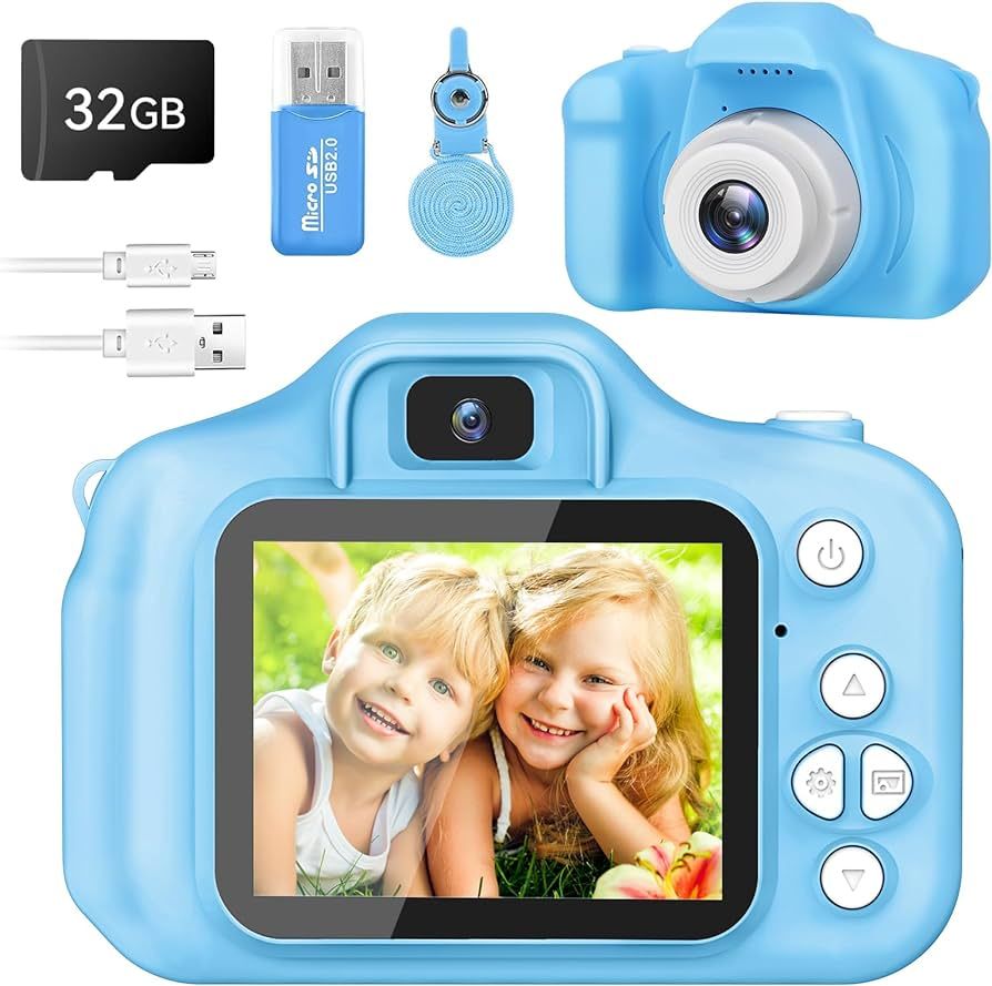 Kids Camera for Boys and Girls, GPOSY Digital Camera for Kids, Toddler Camera Christmas Birthday ... | Amazon (US)