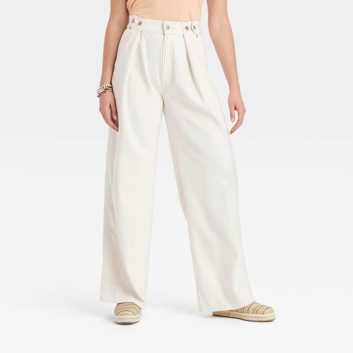 Women's High-Rise Two Way Denim Trousers - Universal Thread™ | Target