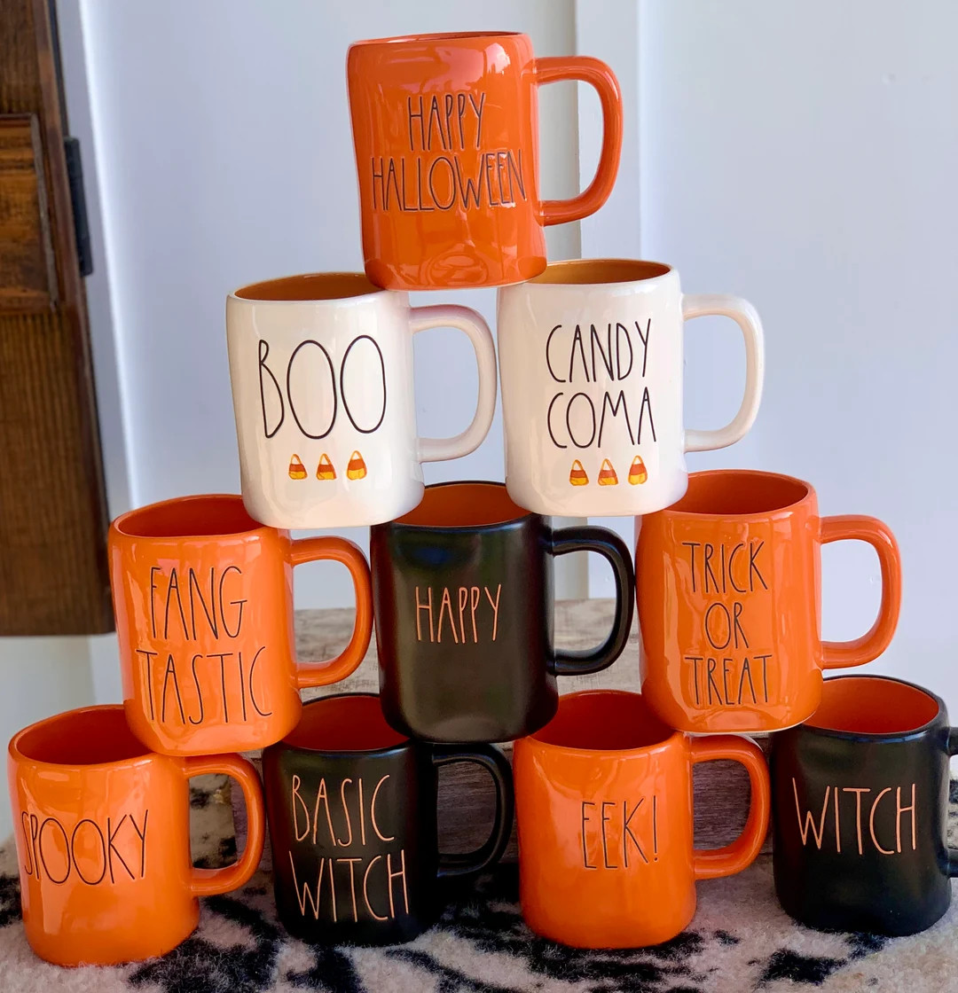 Rae Dunn Halloween Mug Rae Dunn Witch Mug Rae Dunn Ghost Mug - Etsy | Etsy (US)