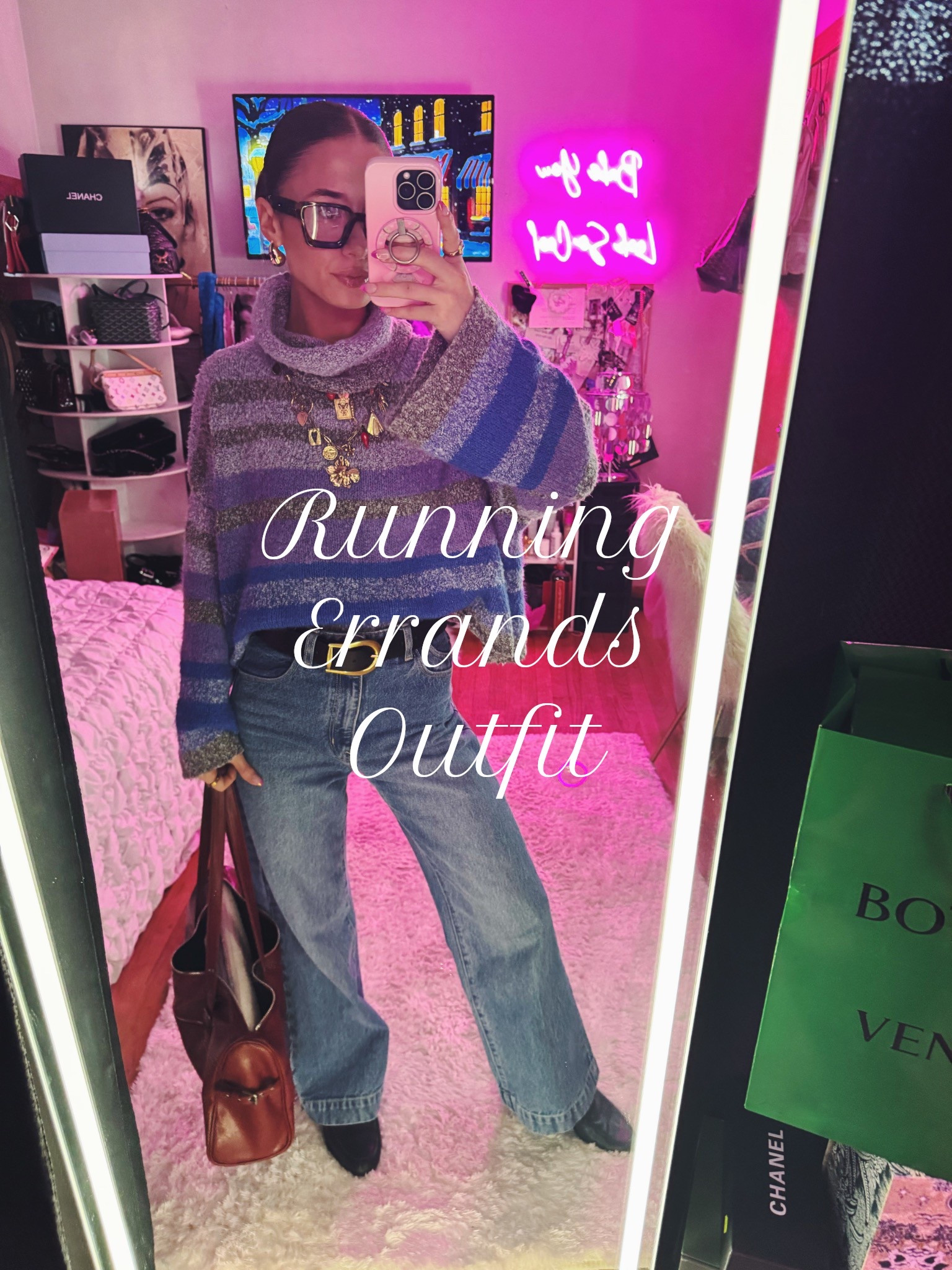 Running Errands Outfit 🚕 

Sweater is thrifted! 
Jeans are the best ! 
Running errands outfit, wide leg jeans, free people, colorful, sweater, casual outfit, jeans, 👖 

#freepeople #sweater #runningerrands #slickback #aesthetic #cleangirl 

#LTKHome #LTKPetite #LTKActive