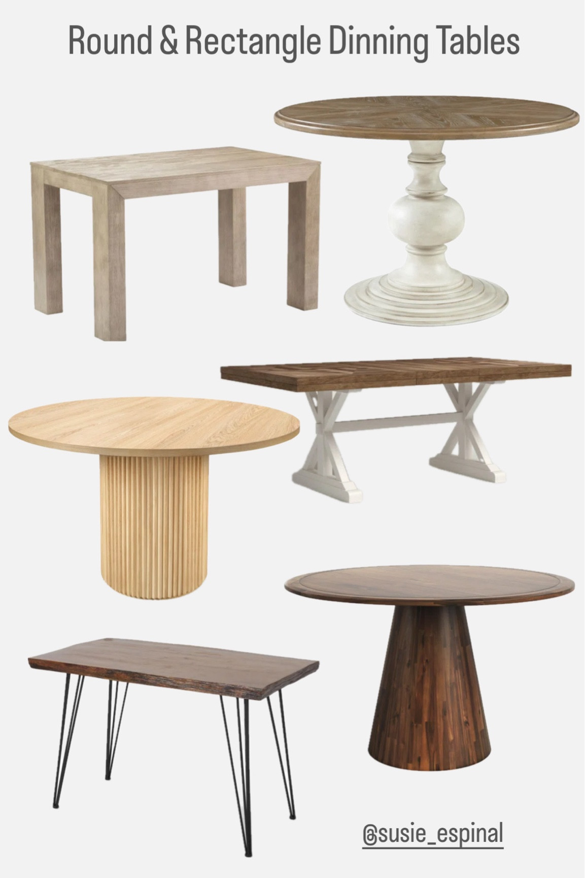 Round & Rectangle Dining Tables #wayfair #sale 

#LTKhome #LTKsalealert #LTKfamily