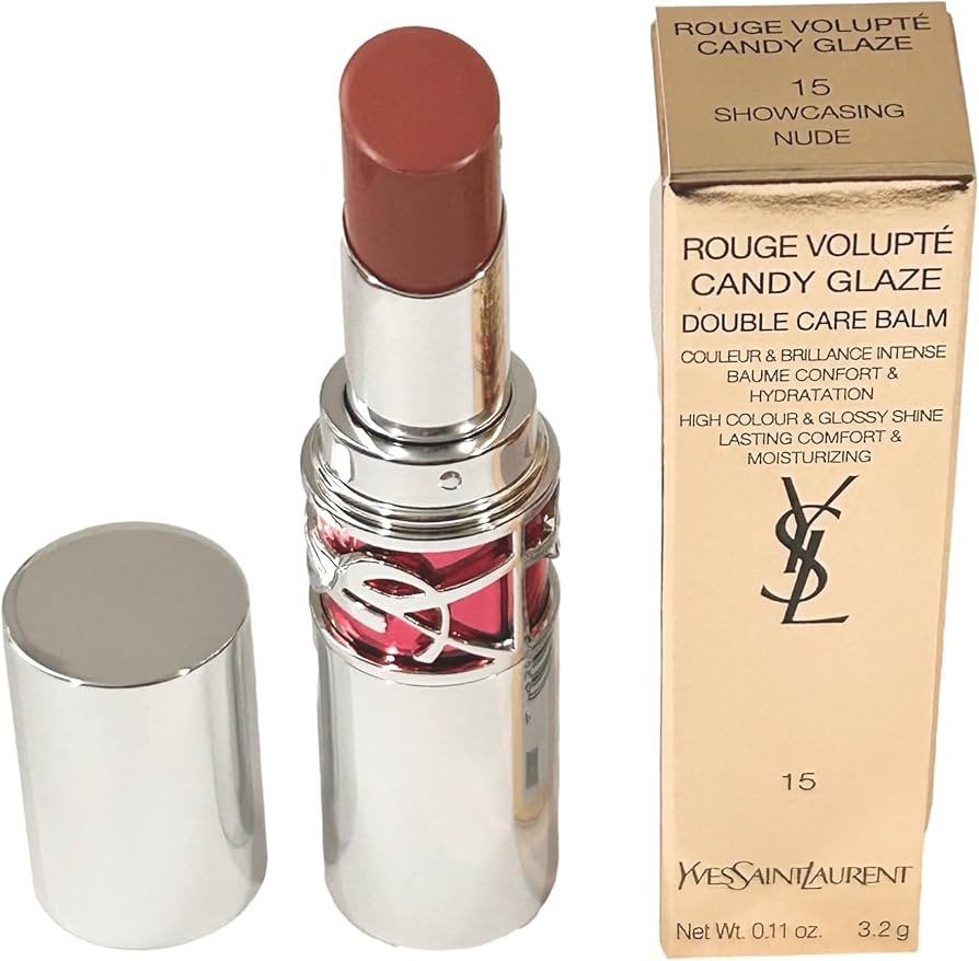 Yves Saint Laurent Candy Glaze Lip Gloss Stick 15 Showcasing Nude | Amazon (US)