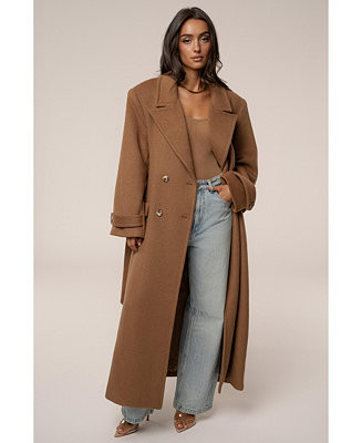Women's Empire Longline Coat | Macy's
