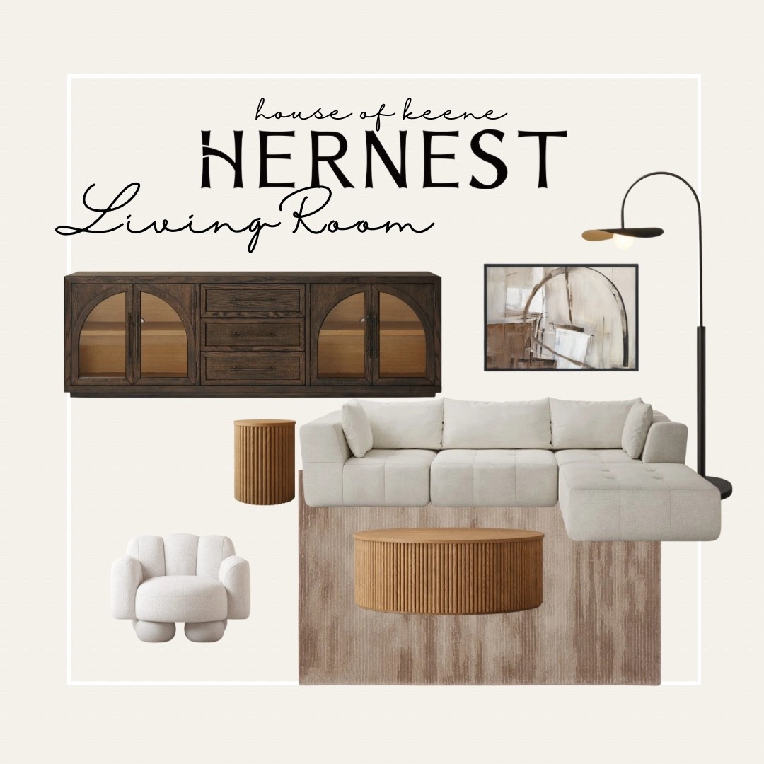 🛋 Living Room – Cozy Meets Modern || USE CODE KARI15 for 15% off your order!! 

Pulling together this living room look with HERNEST has me swooning 🤎.

The warm wood tones, soft neutrals, and sculptural shapes feel elevated yet cozy—exactly the vibe I’m creating for our new home. Linking every piece for you so you can recreate this timeless modern look for your own space!

#LTKHome
