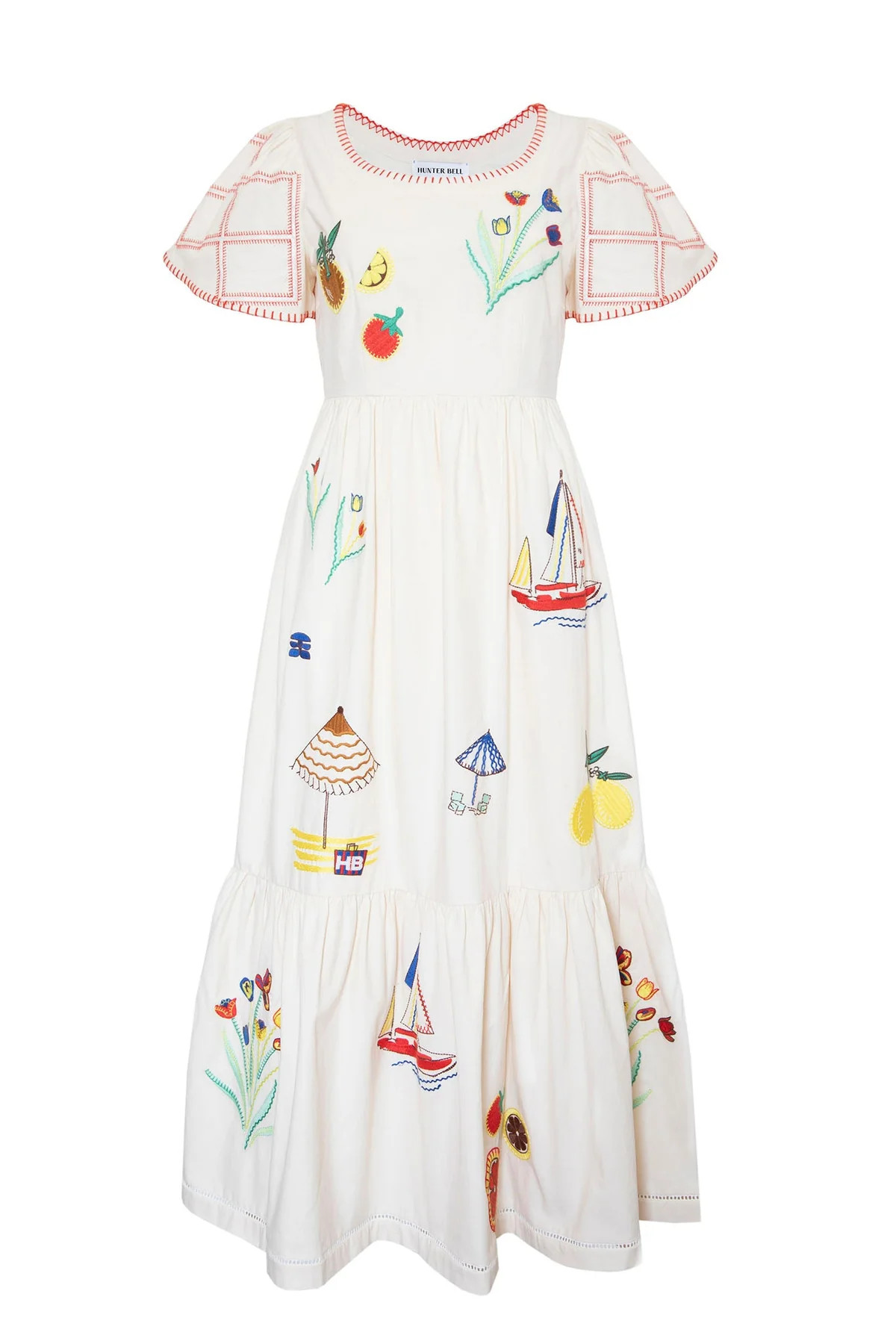 Marley Dress in Summer Embroidery | Over The Moon
