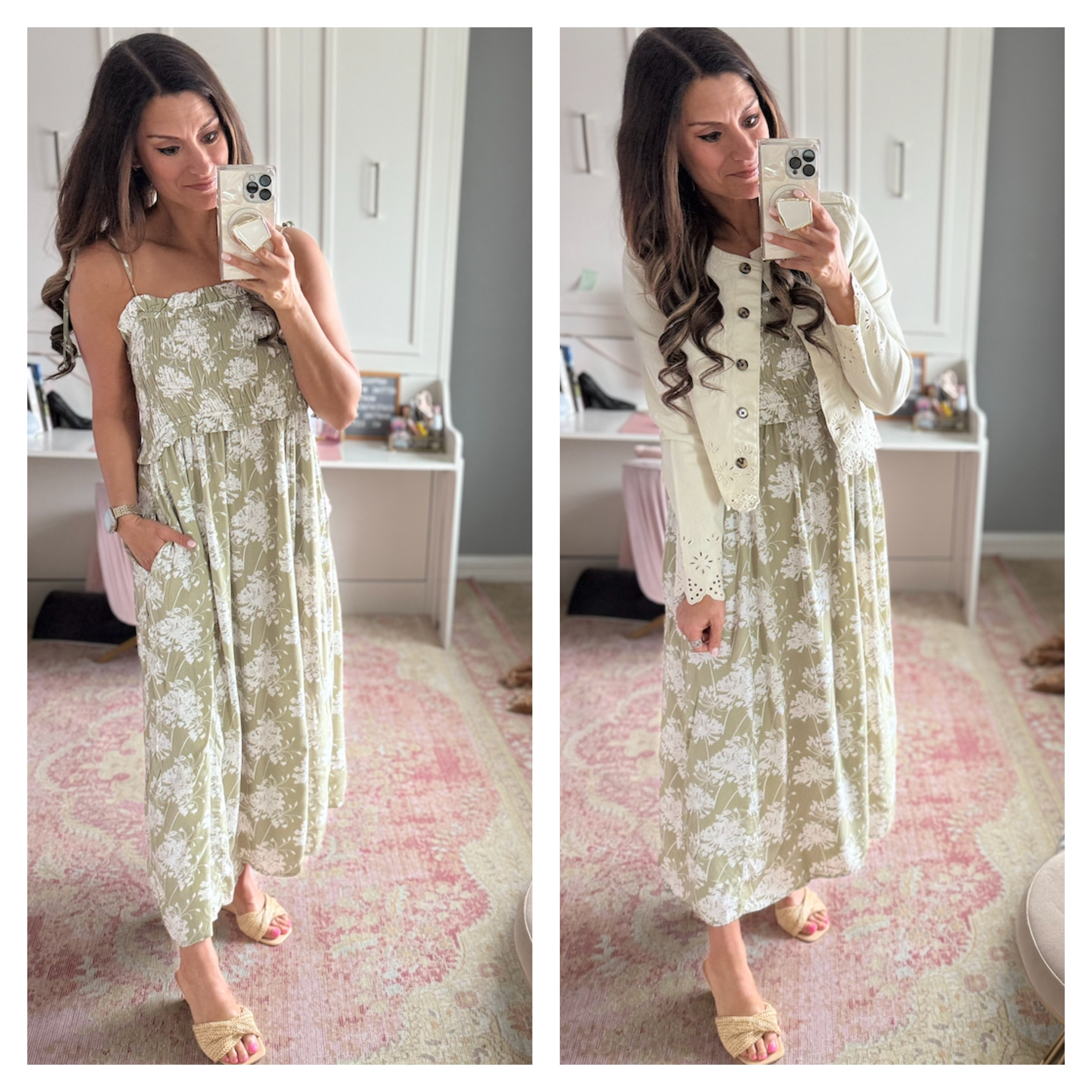  Cute dress from @walmart for spring and summerr

 