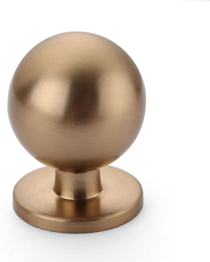Asidrama 10 Pack Champagne Bronze Kitchen Cabinet Knobs, Cabinet Knobs Kitchen Cabinet Hardware f... | Amazon (US)