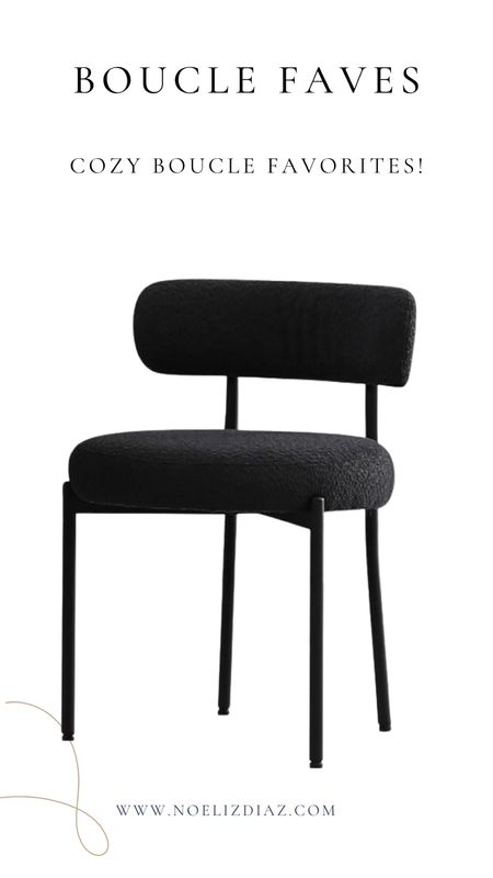 Timeless black dining chairs with curves! 
#blackdiningchairs #home #diningchairs 

#LTKhome #LTKplussize #LTKstyletip