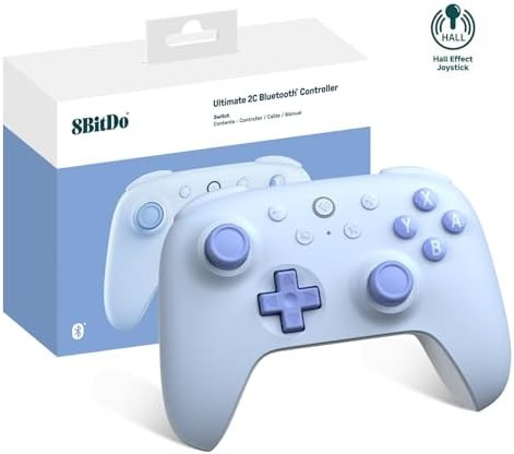 8Bitdo Ultimate 2C Bluetooth Controller (Hall Effect Joystick Update) - for Switch, with Remappab... | Amazon (US)