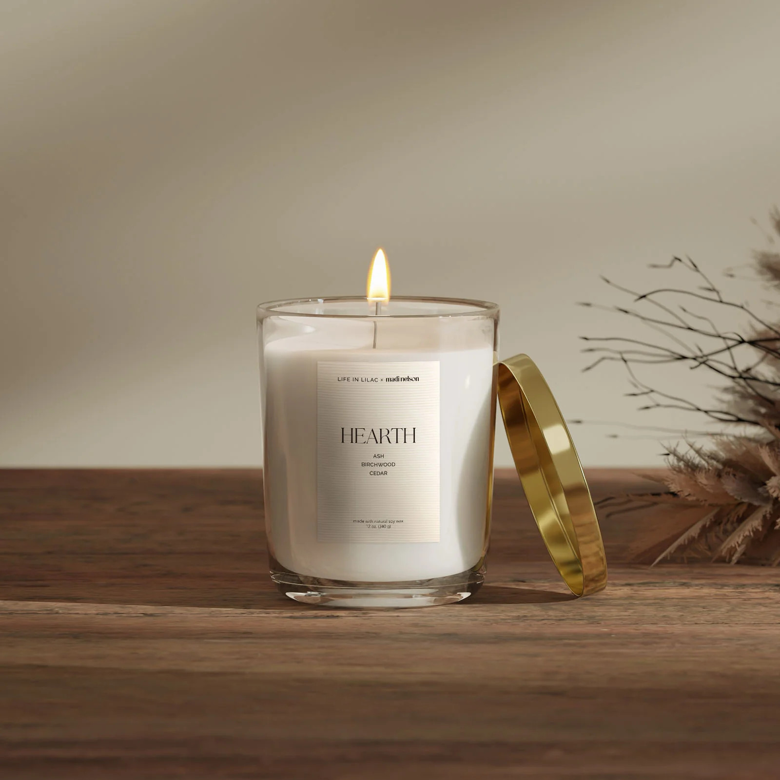 Madi Nelson Hearth Candle | Life In Lilac