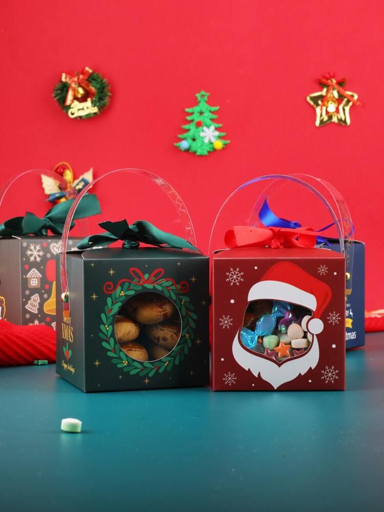 1pc Christmas Random Pattern Candy Box | SHEIN