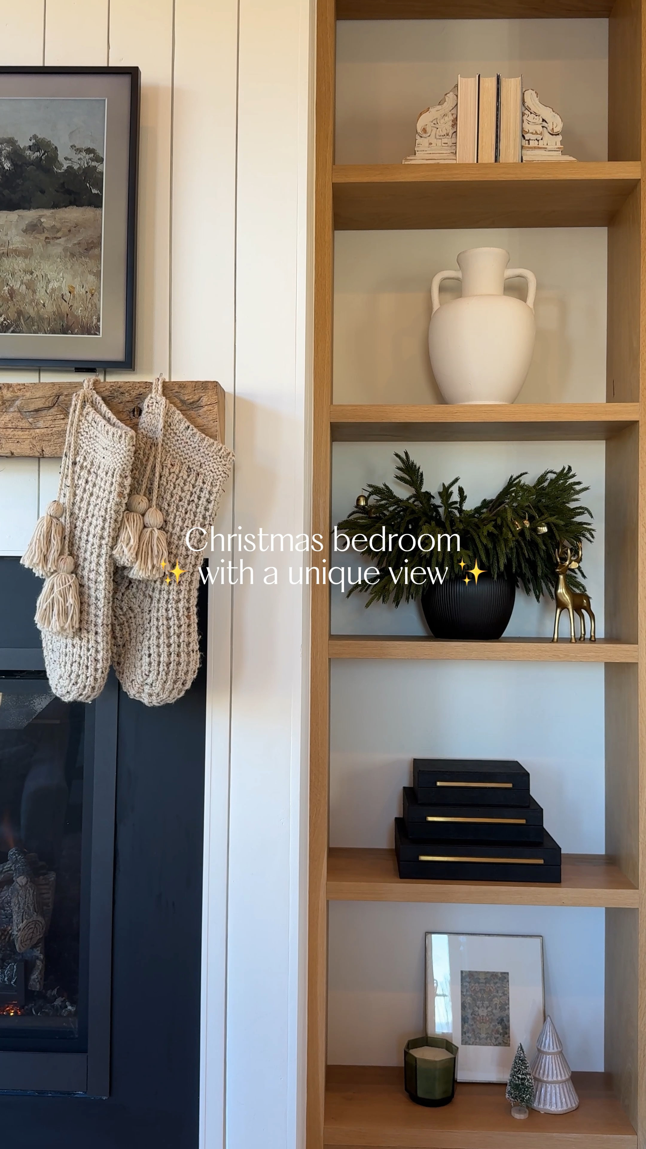 Wait for the end for the *unique* view!

Loving this bedroom update I did for winter and the holidays — new rich green waffle knit duvet cover, new throw pillows and bucle covers, holiday accent pillows, cozy bamboo sheets, bells, wreaths and garland, soft stems, and mini christmas trees galore!

Especially the 🦌😉

#christmasbedroom bedroomdecor #bedroomfurniture #LTKit #LTKHome #forthehome #homedecor #christmasdecor #christmashome #christmashomedecor #cozy christmas #christmasdecoration #christmasdecorating #christmasdecorideas #christmasDIY #DIYchristmas #DIYchristmasdecor #christmasdecorations #wildlife

#LTKHome #LTKHoliday #LTKSeasonal