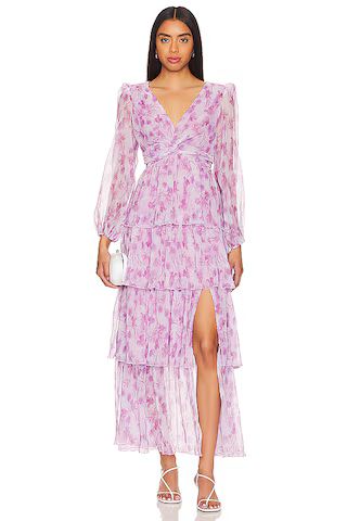 ASTR the Label Sibylla Dress in Pink Floral from Revolve.com | Revolve Clothing (Global)