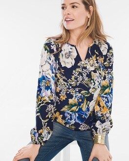 Chico's Primavera Floral Peasant Top | Chico's