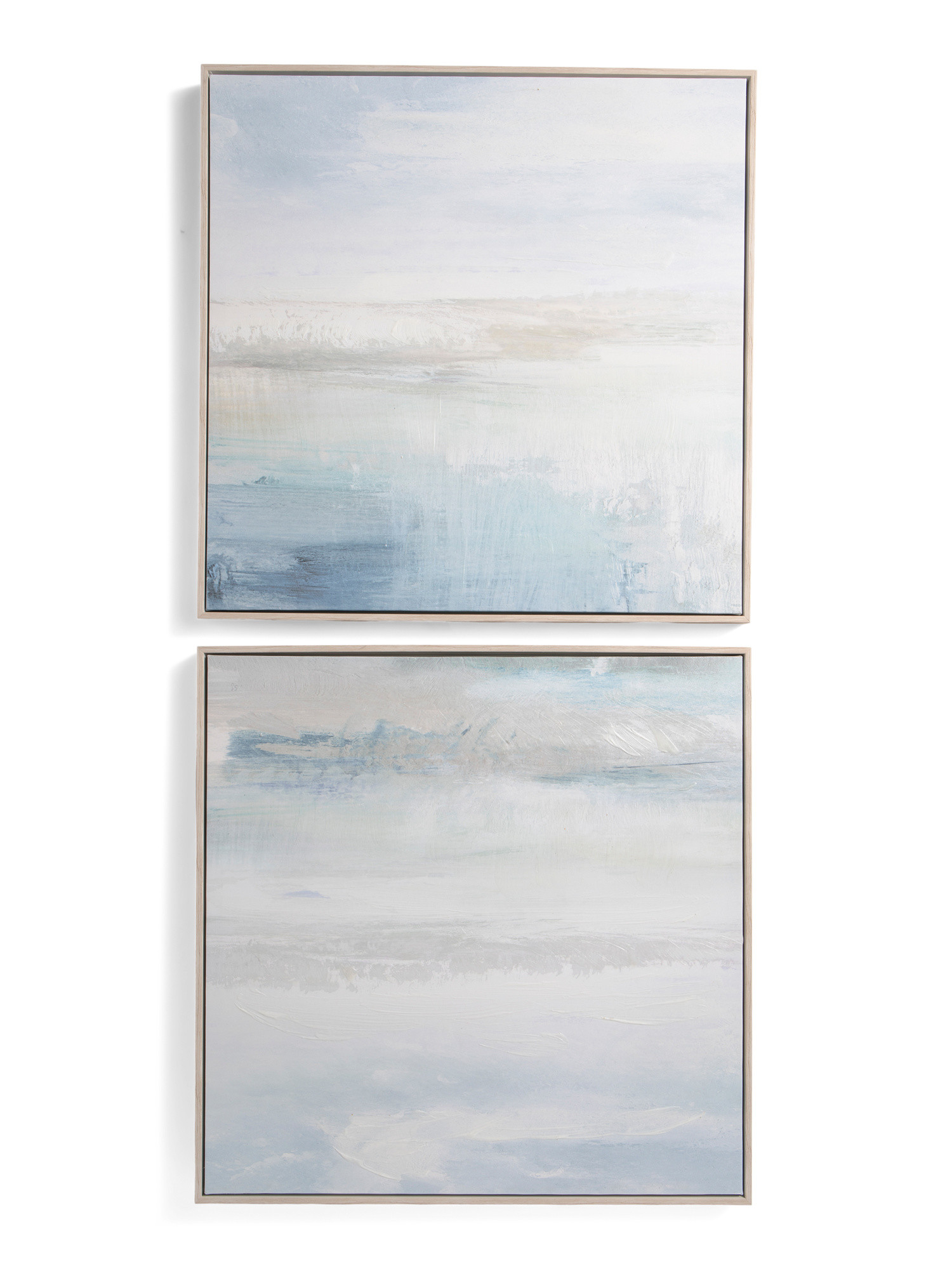 2pc 24x24 Framed Embellished Canvas Mountain Wall Art Set | TJ Maxx
