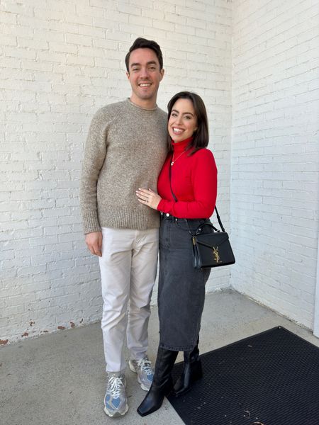 Linked my casual outfit! Obsessed with this denim midi skirt and red turtleneck sweater, both on sale. Wearing size 26 Petite on the skirt and XS on the top. Also linked my SUPER comfy boots



#LTKstyletip #LTKshoecrush #LTKfindsunder100