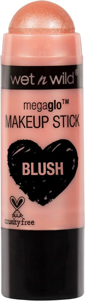 wet n wild MegaGlo Makeup Stick, Cruelty-Free & Vegan, Buildable Color, Versatile Use - Peach Bum... | Amazon (US)