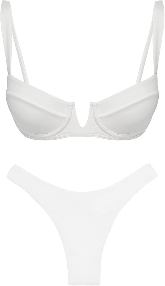 Narecte Womens Swimsuits Women, Sexy Bikini Sets for Women, Bathing Suit for Women, Triangle Biki... | Amazon (US)