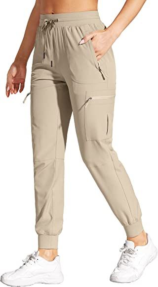 VILIGO Womens Cargo Joggers Hiking Pants Lightweight Quick Dry Water Resistant Womens Pants with ... | Amazon (US)
