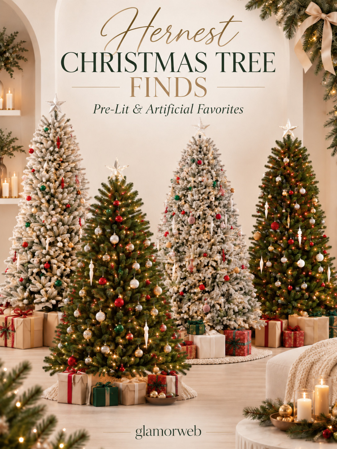 A good pre-lit Christmas tree makes decorating SO much easier, and I found some beautiful ones during the Hernest Labor Day Sale 🎄 Up to 60% off selected items + additional savings of up to $600 sitewide right now. These would look gorgeous with neutral ornaments, classic red decor, or a luxe gold Christmas theme.

#ChristmasTree #PreLitChristmasTree #ChristmasDecor #ChristmasTreeDecor #ArtificialChristmasTree #Hernest #LaborDaySale #HolidayDecorIdeas #NeutralChristmas #ClassicChristmas #ChristmasAesthetic #ChristmasDecorating #HolidayHome #Glamorweb 

 #LTKSeasonal #LTKHome #LTKSaleAlert