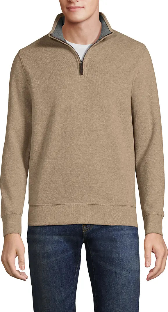 Lands' End Bedford Rib Quarter Zip Sweater | Nordstrom | Nordstrom