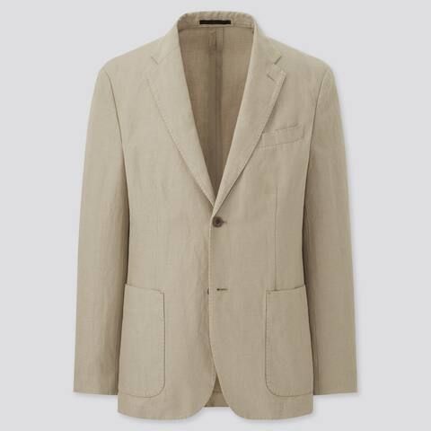 Men Linen Blend Jacket | UNIQLO (UK)