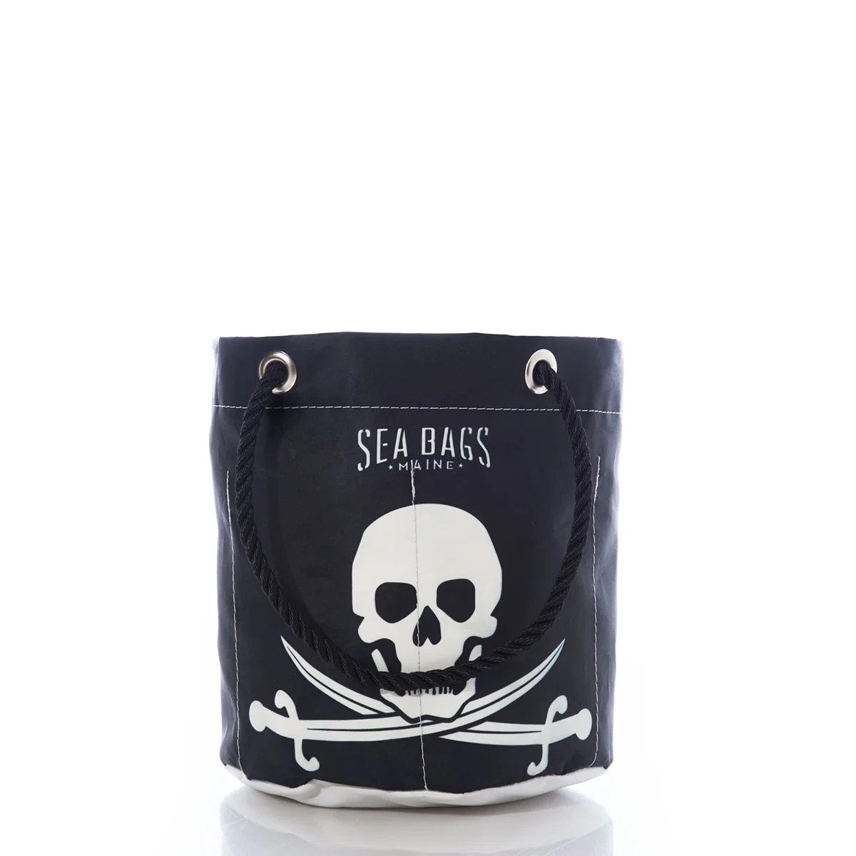 Jolly Roger Beverage Bucket | Recycled Sail Cloth | Sea Bags | Sea Bags