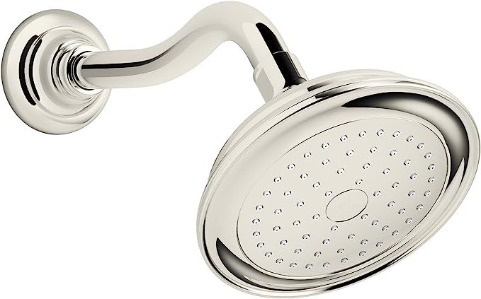 KOHLER K-72773-SN Artifacts Single-function 2.5 gpm showerhead with Katalyst spray, Less Showerar... | Amazon (US)