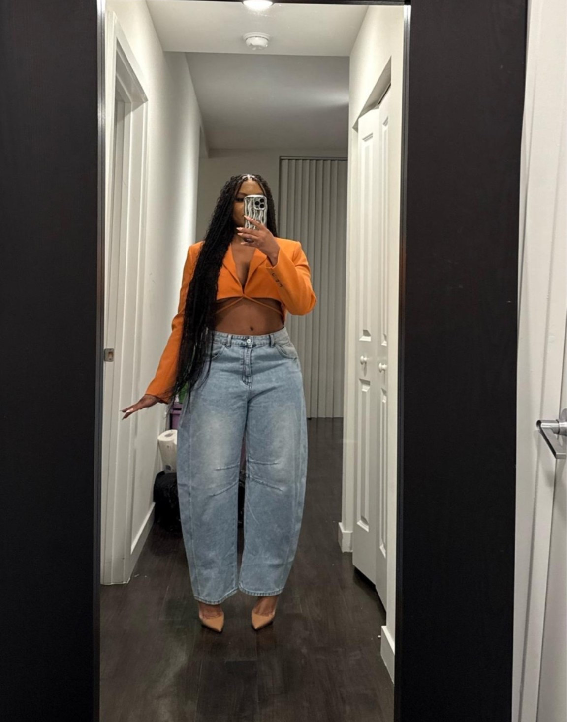 That little stretch between summer and fall is where the outfits really start getting good. 🍂✨ A cropped cardigan, relaxed denim, and a pointed-toe heel is the perfect “it’s still warm but I’m ready for fall” combo. Add a blazer later when the temps finally decide to cooperate. 😌

#FallTransition #LTKStyle #DenimOutfit #TransitionalStyle