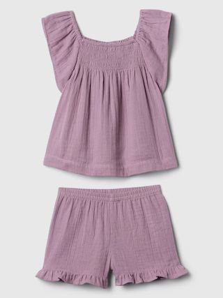 babyGap Ruffle Two-Piece Outfit Set | Gap Factory