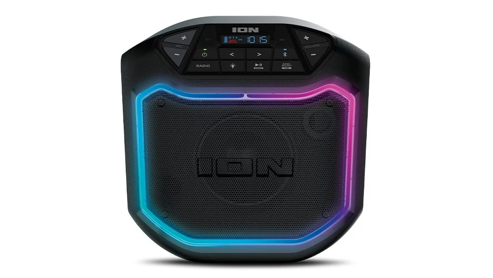 ION Audio Game Day Party Portable Bluetooth Speaker with LED Lighting, Black, iPA127 - Walmart.co... | Walmart (US)