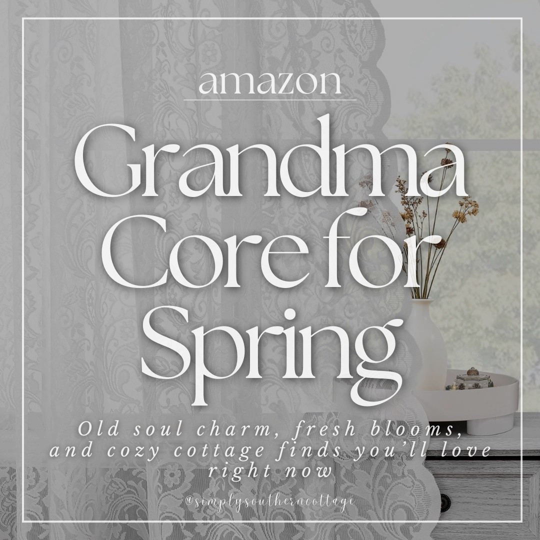 Grandma Core for Spring: Old soul charm, fresh blooms, and cozy cottage finds you’ll love right now!
-
-
-
home, home decor, office decor, bedroom decor, outdoor decor, outdoor pillows, cozy cottage decor, cozy home finds, seasonal decor, spring decor, flowers, floral print, spring animals, amazon decor, amazon home 

#LTKHome #LTKSeasonal